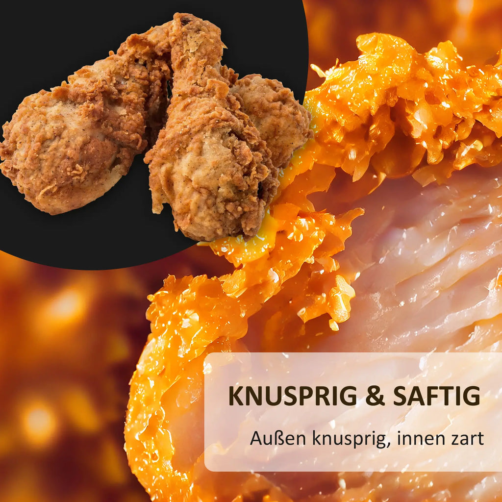 HOMCOM Heißluftfritteuse Airfryer fettarm schnelles Garen