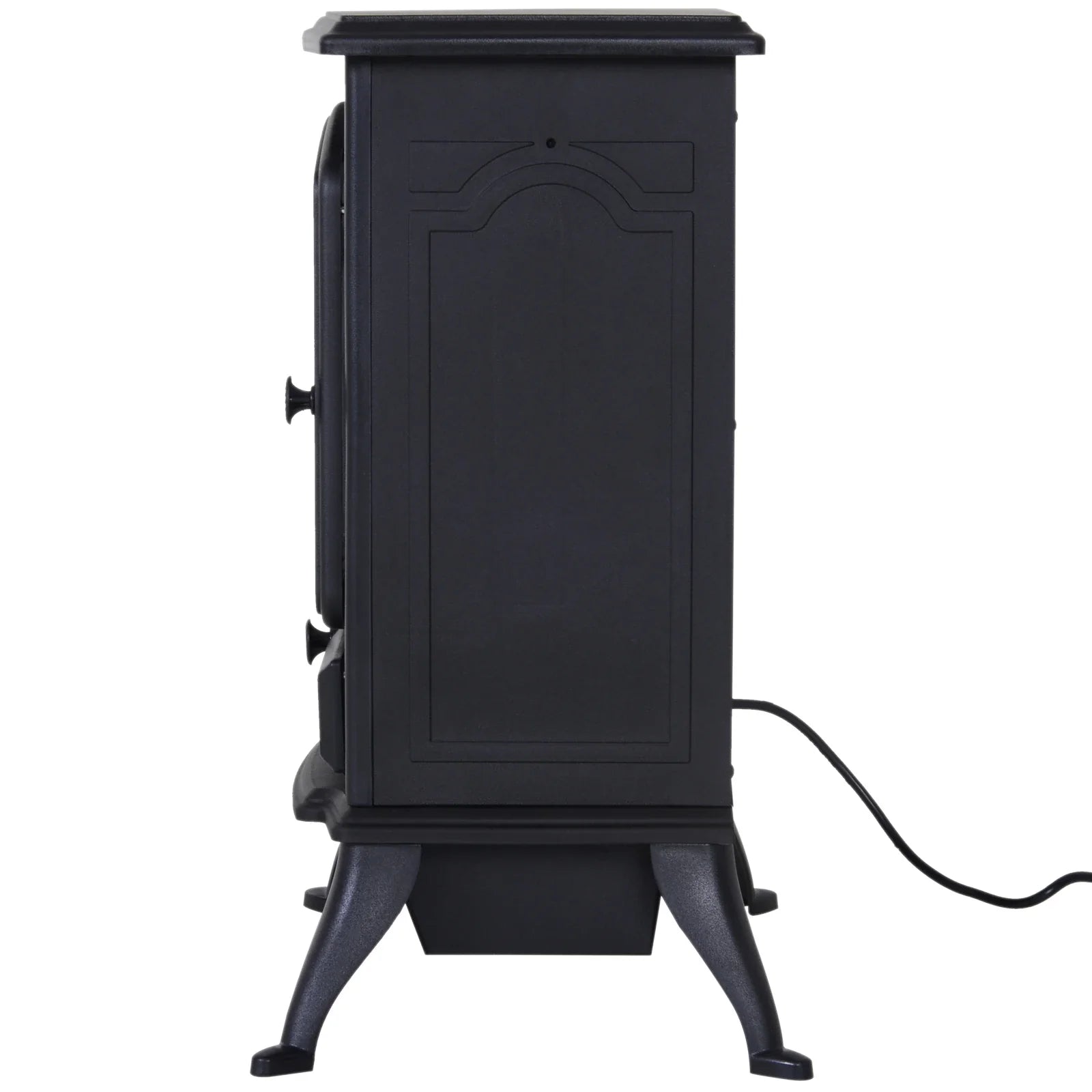 HOMCOM Elektrische haard rustiek design vlameffect