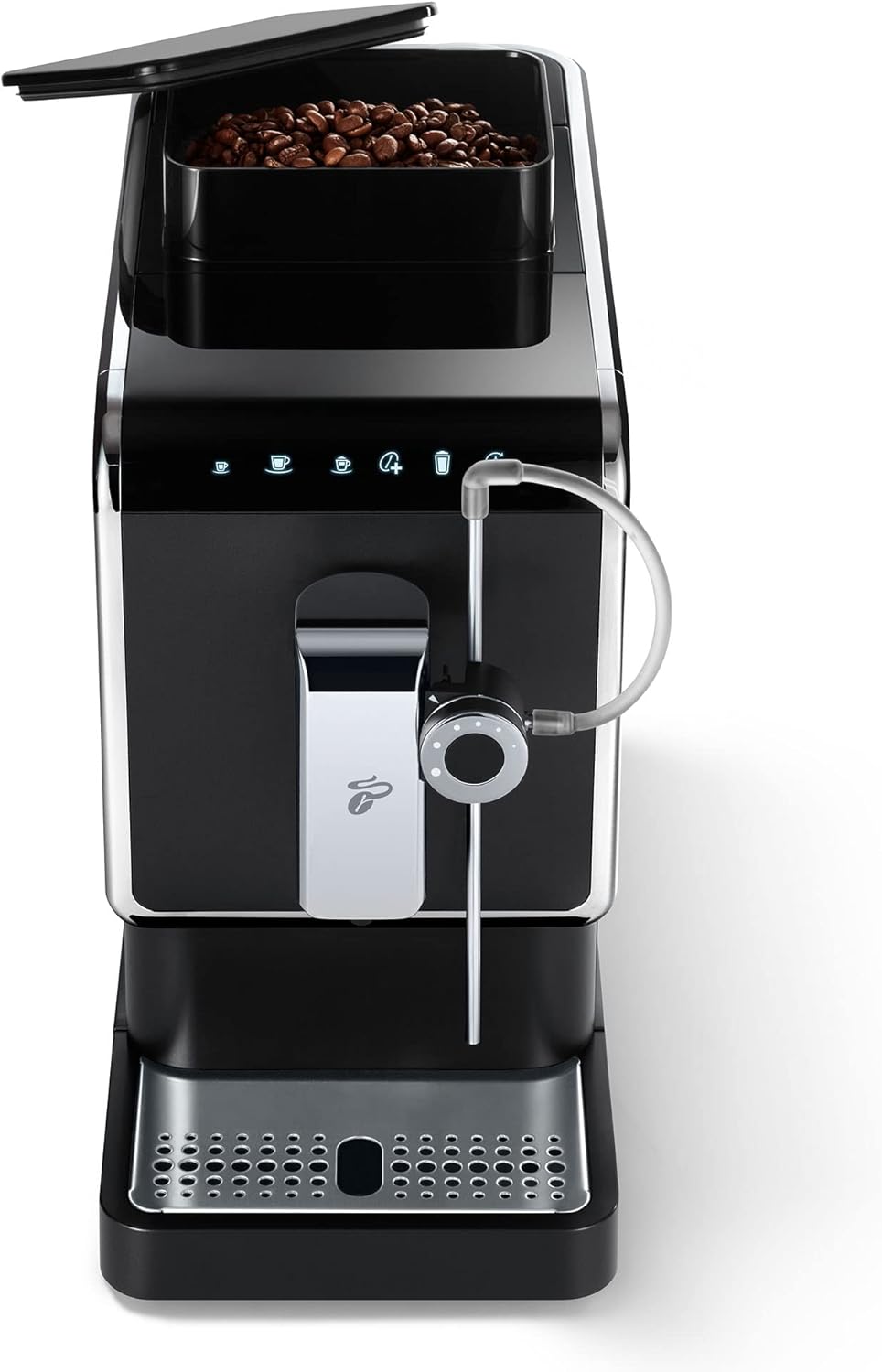 Tchibo volautomatisch koffiezetapparaat Esperto Pro met One Touch-functie voor Caffè Crema, espresso en melkspecialiteiten, antraciet
