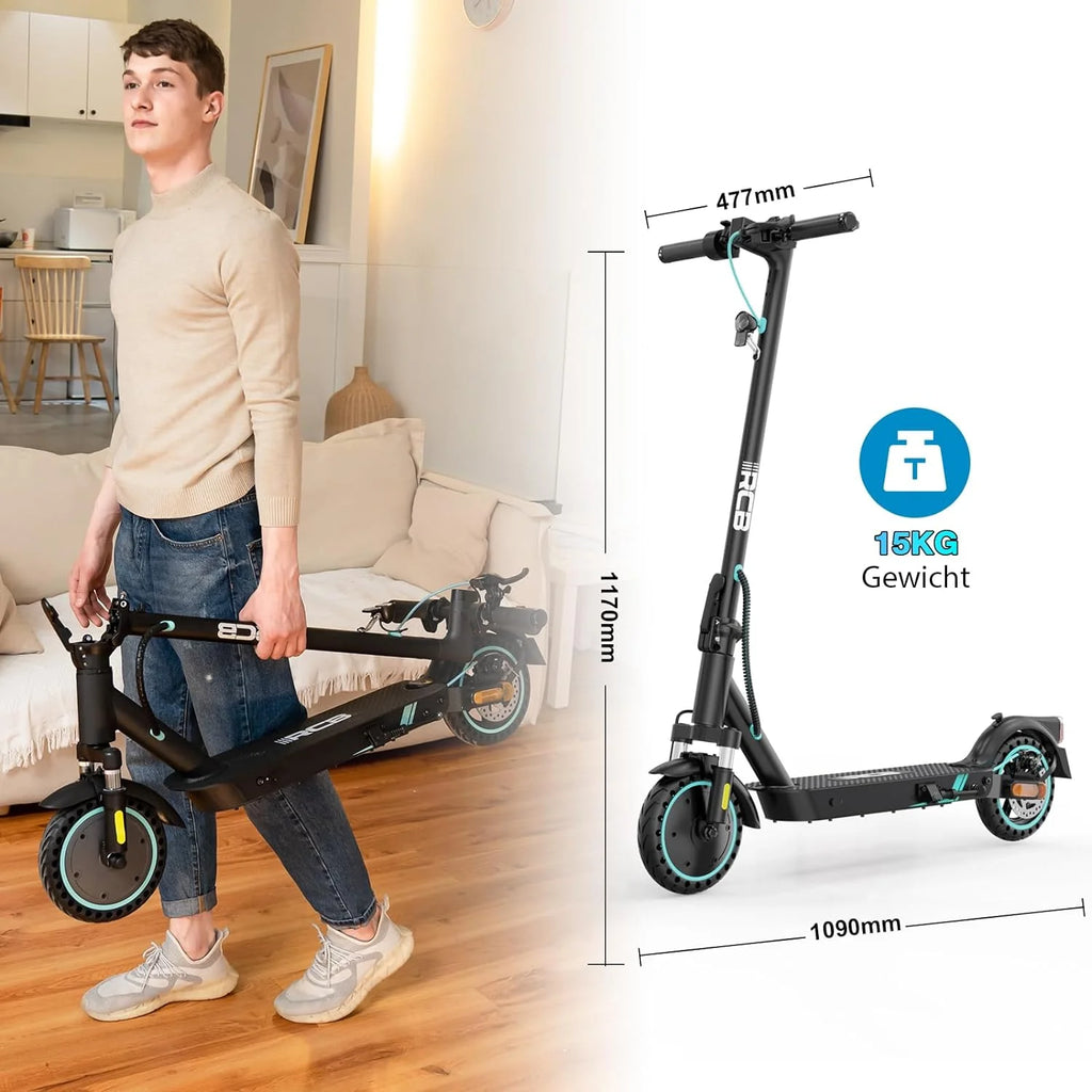 RCB EV85F ABE E-scooter | 400W motor, 36V accu