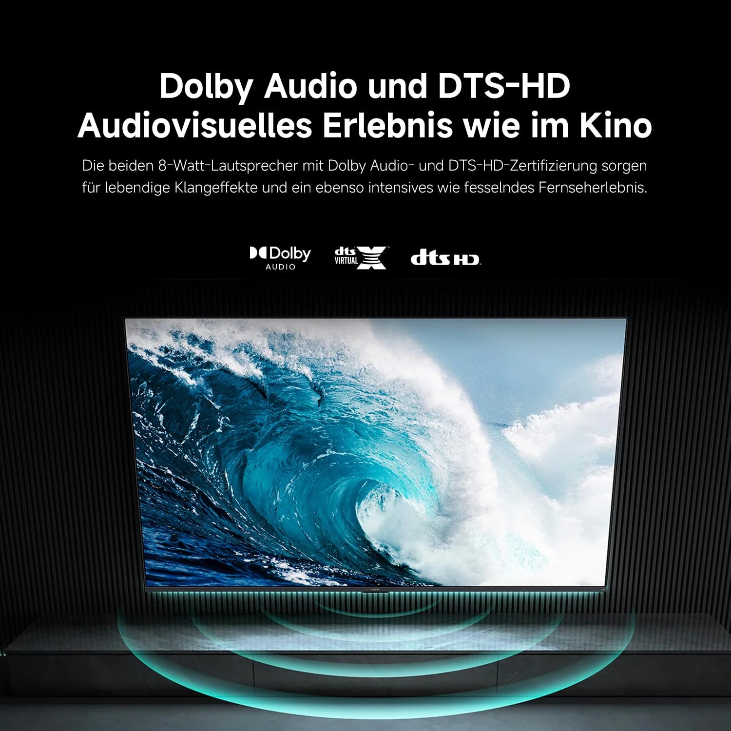Xiaomi TV F 32, 32 inch (81 cm), HD, Smart TV, Fire OS7, Triple Tuner DVB-C/S/S2/T/T2, Dolby Audio™, DTS Virtual:X, DTS-HD, spraakbediening met Alexa, Compatibel met Apple AirPlay