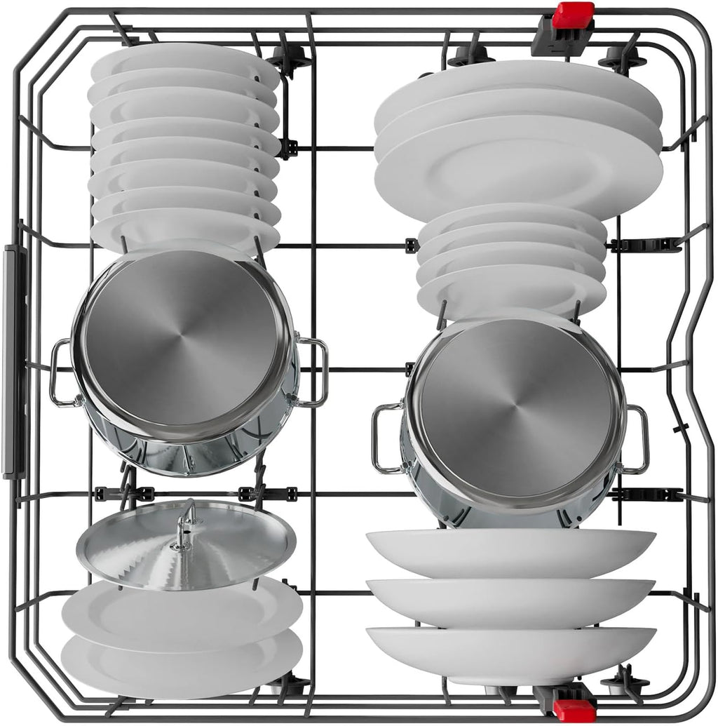 Bauknecht BUO 3O41 PLT X onderbouw vaatwasser 60 cm /14 couverts /10 standaardprogramma's en 1 sensorprogramma/PowerClean/ActiveDry/besteklade/volledige waterbeveiliging