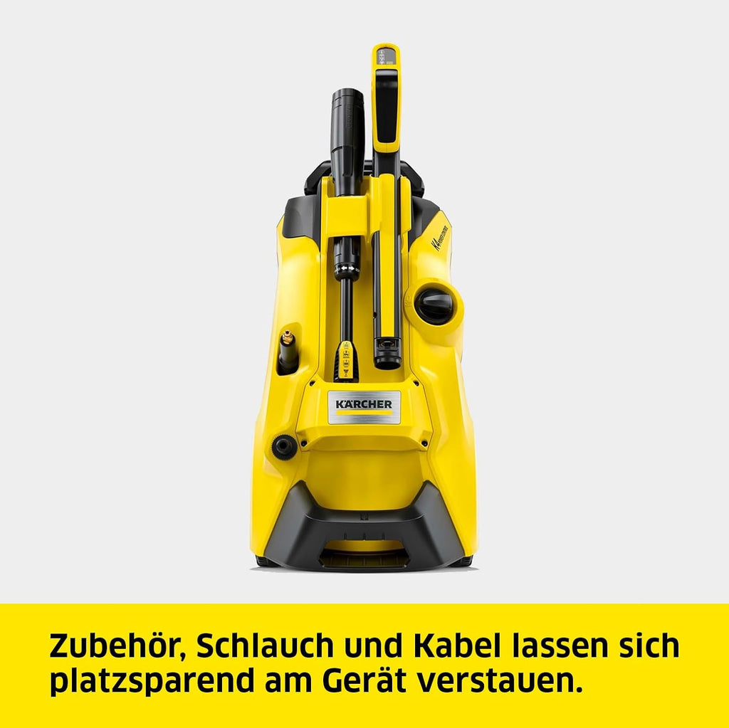 Kärcher hogedrukreiniger K 4 Power Control Flex Home, druk: max. 130 bar, wateropbrengst: 420 l/u, oppervlakteprestatie: 30 m²/u, waterfilter, gewicht: 11,5 kg, hogedrukpistool, vuilfrees, spuitlans, Home Kit