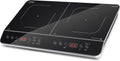 CASO Touch 3500 dubbele mobiele inductiekookplaat, veiligheidsschakelaar, 60-240°C, 6 standen, timer 180 min., pannen tot 26 cm, 3500 watt, glaskeramiek