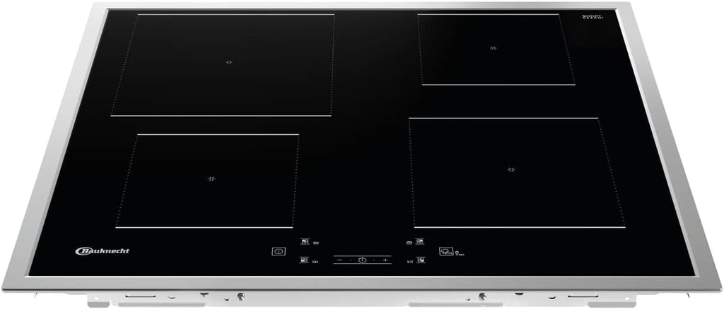 Bauknecht BAKO 566 IND Oven-Kookplaat combinatie/Inductiekookplaat (60 cm)/Hete lucht/Gentle Steam/Maxi Cooking/My Menue/Kookzones met Booster-functie/Ovenuittrek op 2 niveaus, RVS