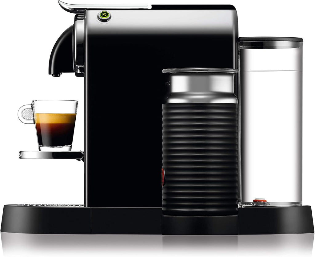 Nespresso De'Longhi EN267.BAE Citiz koffiezetapparaat met melkopschuimer, energiebesparende functie, 1710W, 1 liter, 37.2 x 21.8 x 27.7 cm, zwart