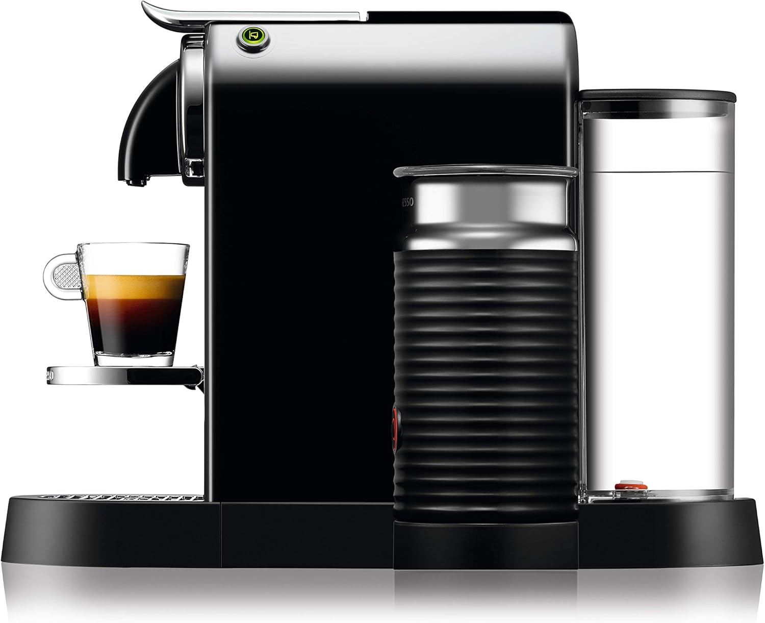 Nespresso De'Longhi EN267.BAE Citiz koffiezetapparaat met melkopschuimer, energiebesparende functie, 1710W, 1 liter, 37.2 x 21.8 x 27.7 cm, zwart