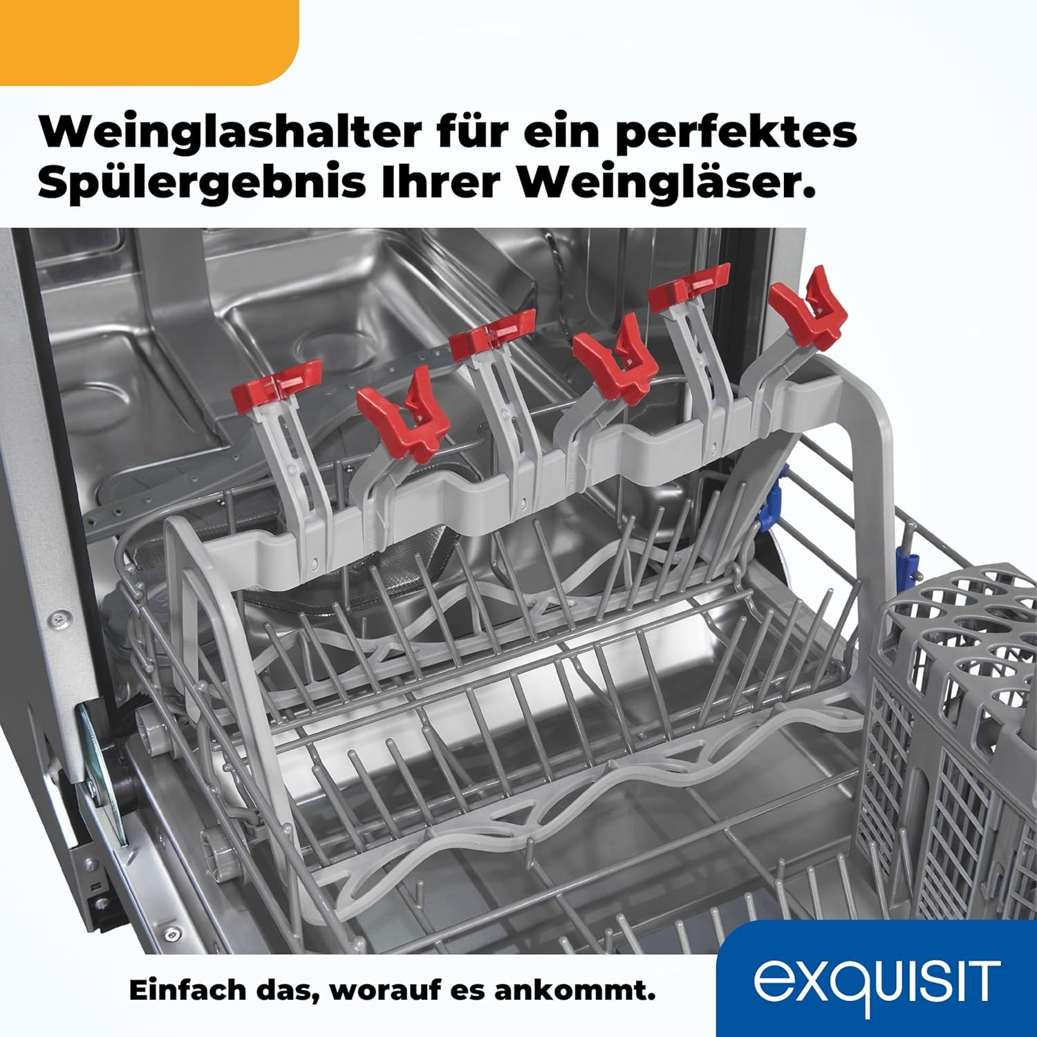 Exquisit Vaatwasser, 45 cm breedte, gedeeltelijk geïntegreerd, 9 couverts, 9 liter, startuitstel, ECO-modus, vaatwasser 45 cm, EGSP51009-EB-030E inox