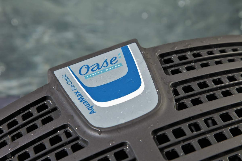 OASE 51096 Filter- en beeklooppomp AquaMax Eco Classic 5500, 5300 l/u pompcapaciteit, energiebesparende beeklooppomp, vijverpomp, filter, pomp, beekloop, donkergrijs