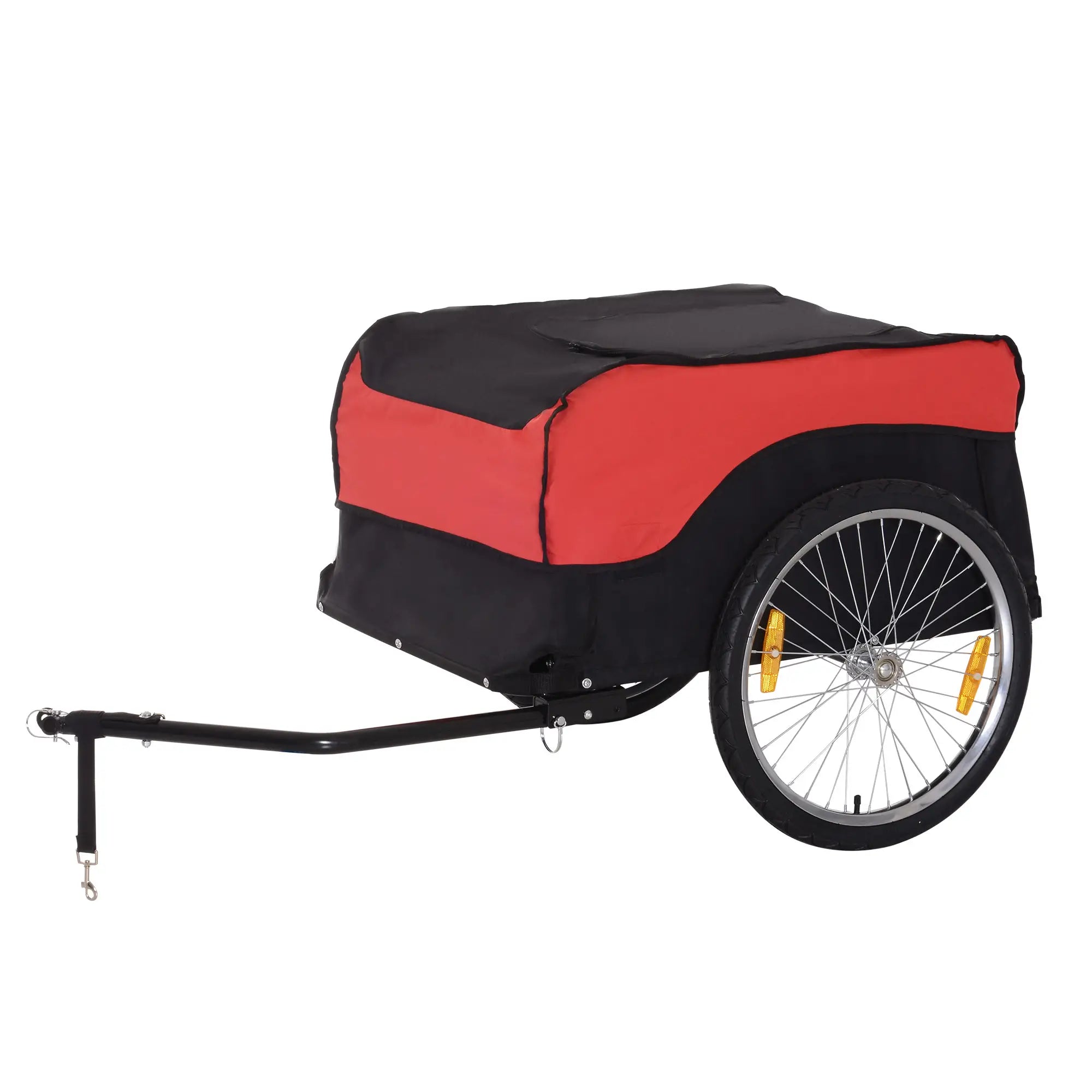 HOMCOM Fietskar Bakfiets vouwbaar grote transportbox
