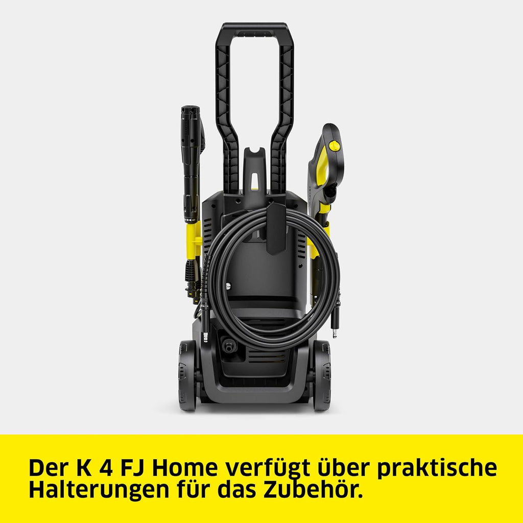 Kärcher hogedrukreiniger K 4 Power Control Flex Home, druk: max. 130 bar, wateropbrengst: 420 l/u, oppervlakteprestatie: 30 m²/u, waterfilter, gewicht: 11,5 kg, hogedrukpistool, vuilfrees, spuitlans, Home Kit