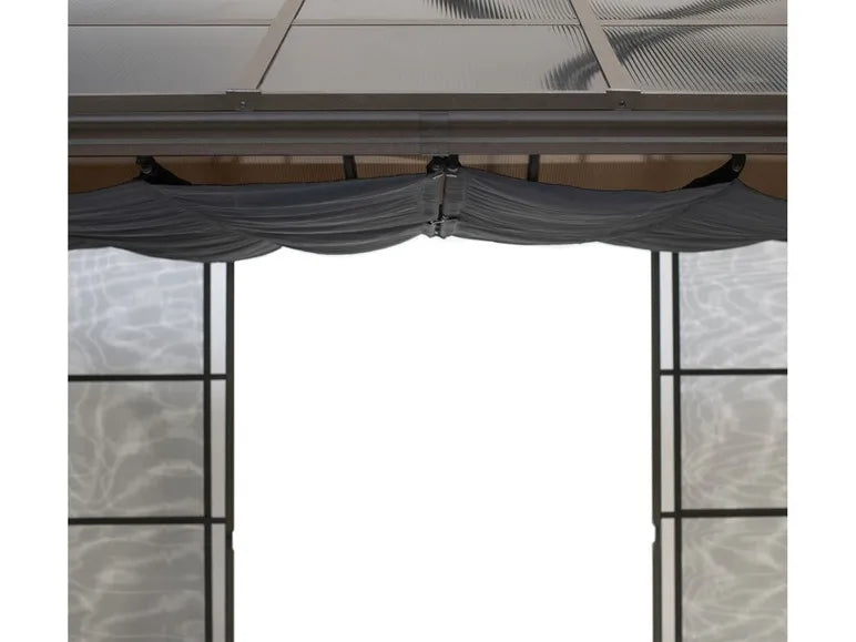 SOJAG Canada Paviljoen "Castel", van aluminium, incl. zonnedoek en insectenhor, brons