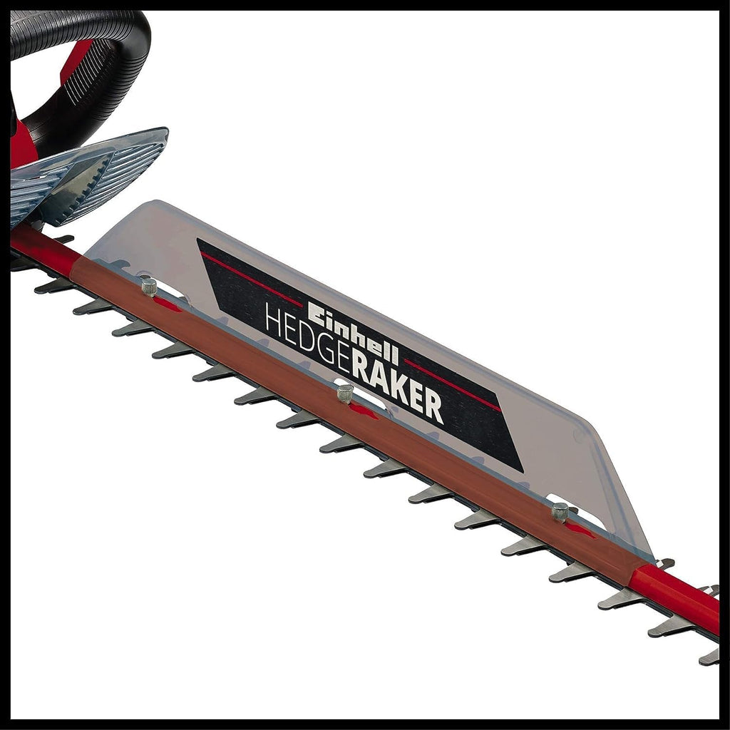 Einhell elektrische heggenschaar GE-EH 7067 (700 W, messen van geslepen en diamantgeslepen staal, metalen tandwielen, stootbescherming, incl. koker)