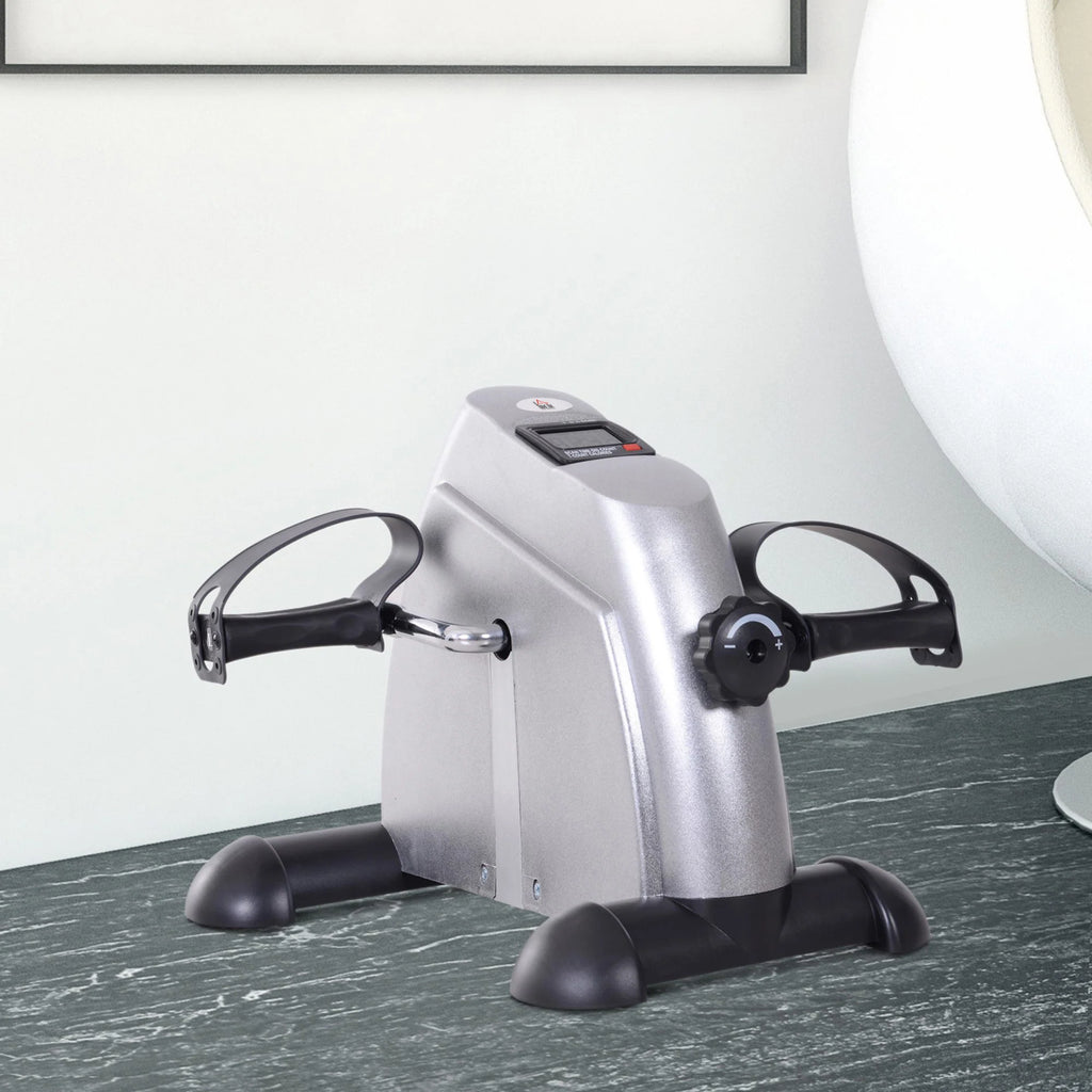 HOMCOM Minibike-peddelfiets hometrainer met lcd-display verstelbaar
