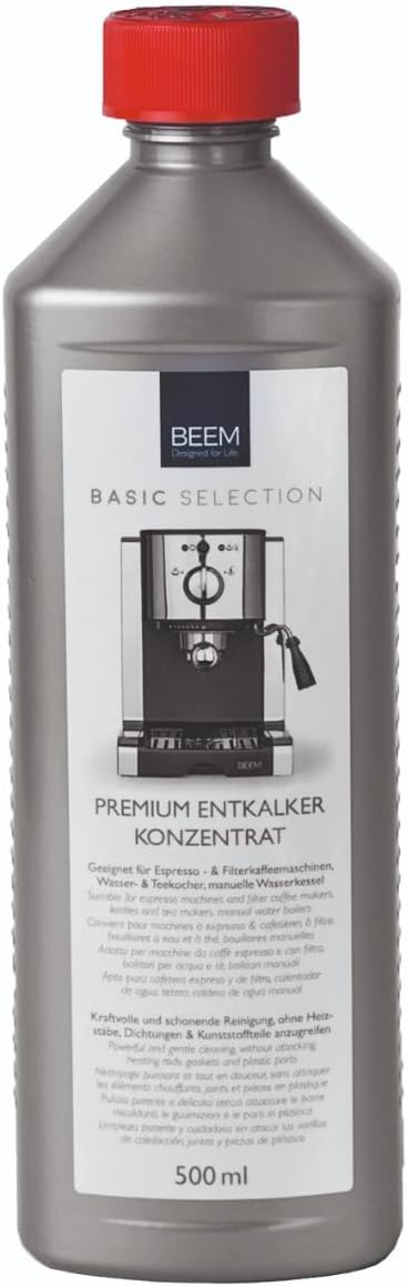 BEEM FRESH-AROMA-PERFECT III Filterkoffiezetapparaat met maalwerk - Duo | Met thermos- & glazen kan | Aroma-Plus-functie | 24-uurs timer | 1000 W | voor maximaal 10 kopjes [roestvrij staal]