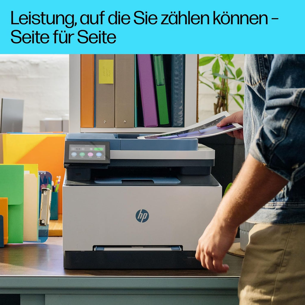 HP Color LaserJet Pro MFP 3302fdwg multifunctionele kleurenlaserprinter, fax, automatisch dubbelzijdig afdrukken, touchscreen, wifi, ethernet, USB, HP Wolf Pro Security
