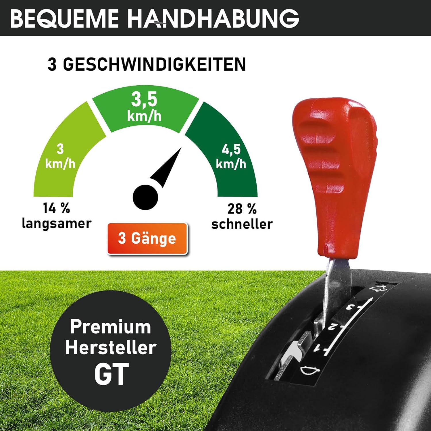 BRAST® Benzine grasmaaier Trike met aandrijving | 5,2kW (7PK) | 53cm maaibreedte | veel modellen | TÜV | 4-takt OHV motor | 30-80mm maaihoogte | 60L opvangbak | Stalen behuizing | Snelheid
