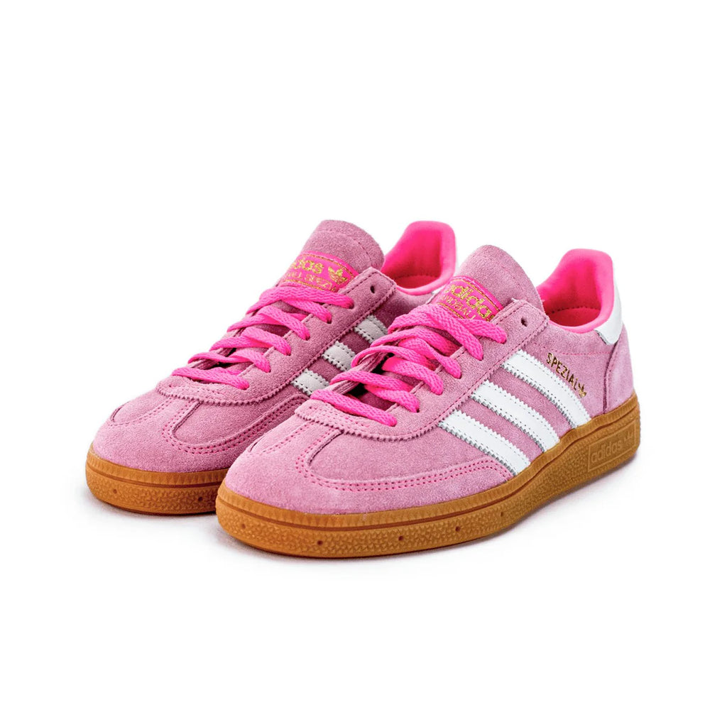 Drie strepen Handball Spezial W JI2654 - roze-wit-gom