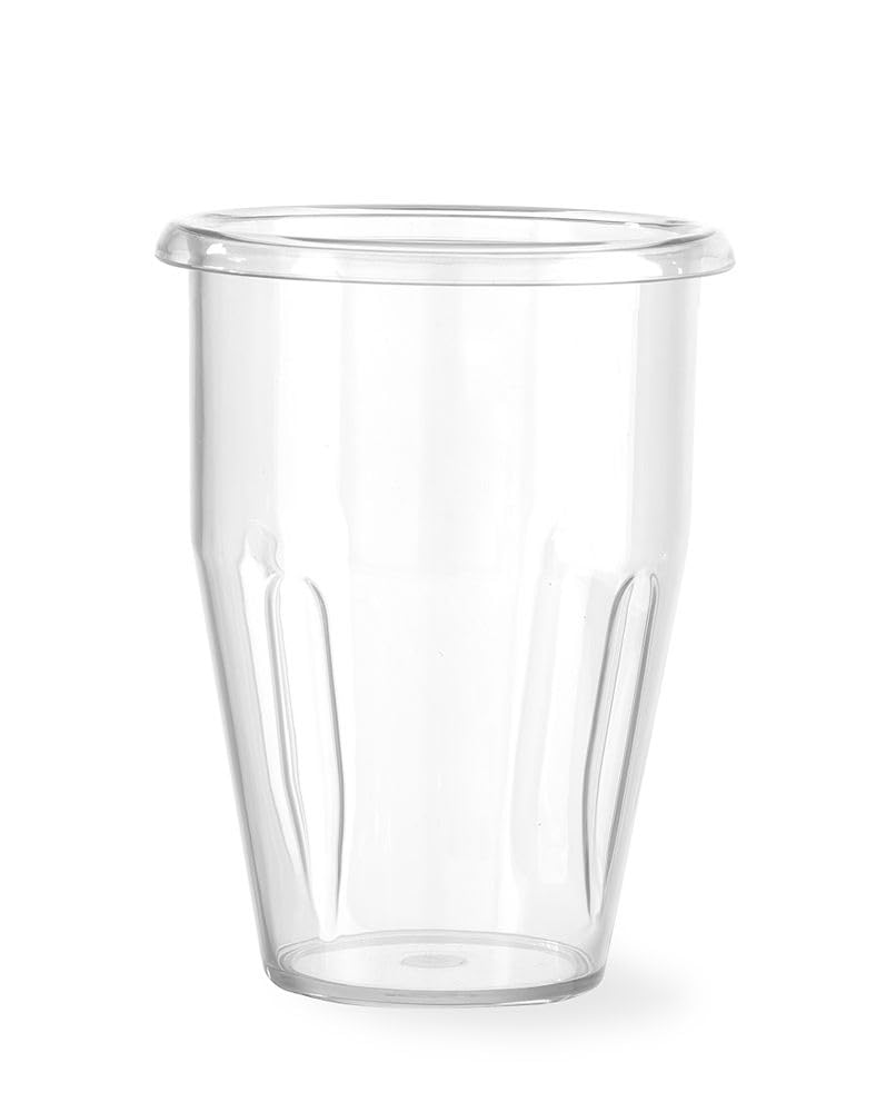 HENDI Melkshake Maker, Incl. 2 mengbekers (roestvrij staal en polycarbonaat) en 4 verwisselbare roerwerken, Drinkmixer, Frappés, Drankmixer, 230V/400W, 170x196x(H)490mm, Karamel