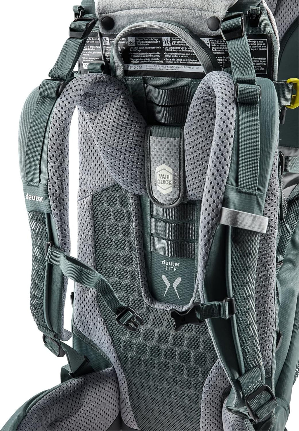 deuter Kid Comfort Active lichte draagzak, 12 L, teal