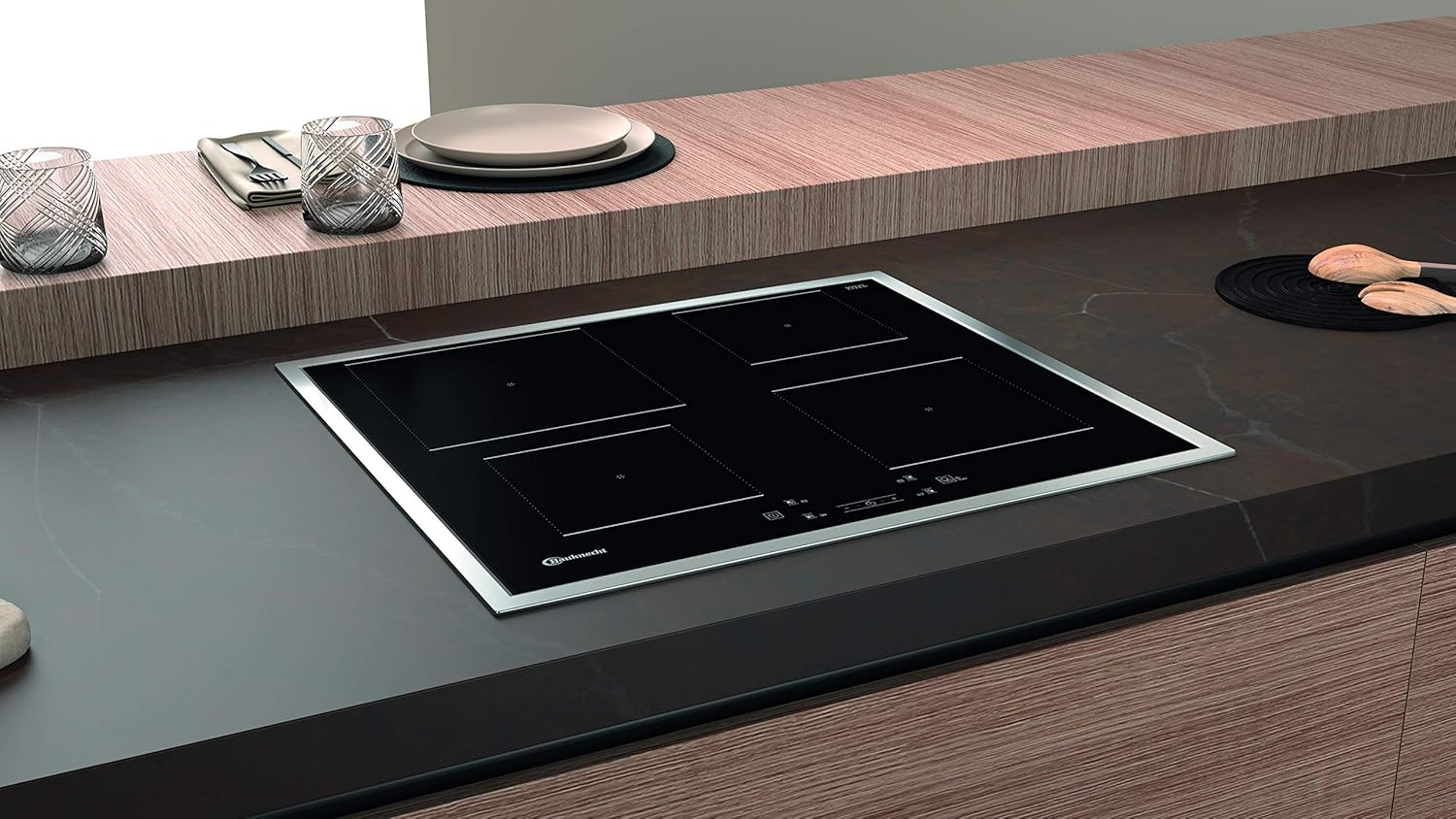 Bauknecht Inductiekookplaat BQ 2760S FT / Booster/ Touch Control /Sudderfunctie / Restwarmte-indicator/ Vlakke RVS-rand