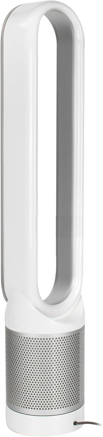 Dyson TP00 Pure Cool 2-in-1 Antraciet/zilver, stille ventilator & luchtreiniger, geschikt voor slaapkamer, mensen met allergieën, rookruimtes, luchtfiltert 99,5% van stof, pollen, geurtjes, incl. JUNG reinigingsdoekjes
