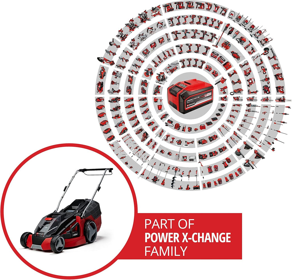 Einhell robotmaaier FREELEXO CAM 500 Power X-Change (18 V, camera vervangt begrenzingsdraad, voor 500 m, borstelloos, tot 25% helling, maaibreedte 18 cm, incl. 3,0 Ah accu, 5 m magneetband)