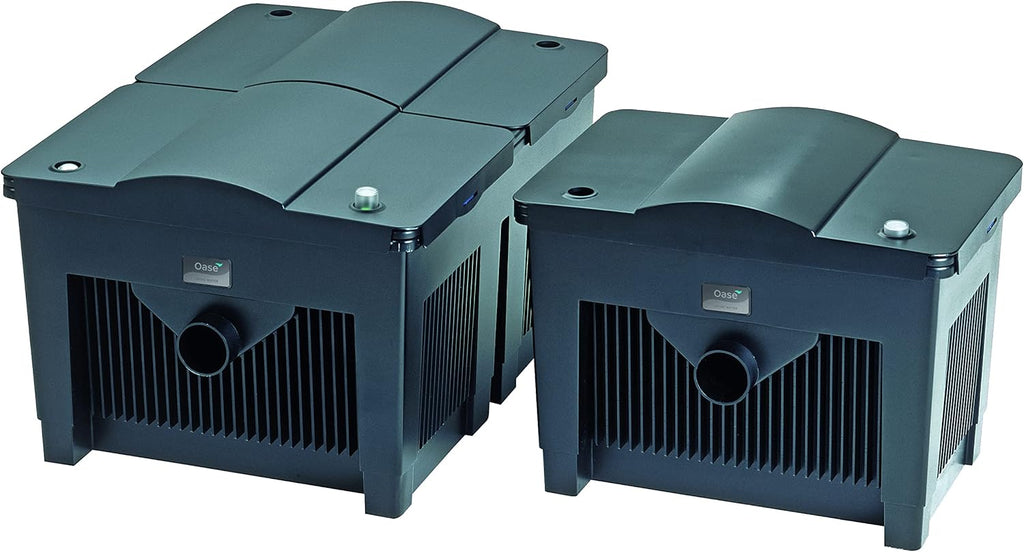 OASE 51096 Filter- en beeklooppomp AquaMax Eco Classic 5500, 5300 l/u pompcapaciteit, energiebesparende beeklooppomp, vijverpomp, filter, pomp, beekloop, donkergrijs