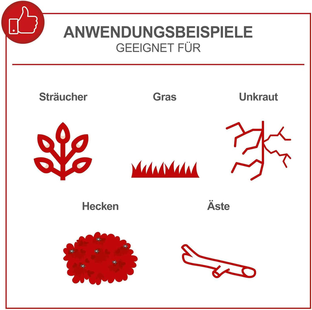 Scheppach Benzine Multituingereedschap MT33P Multifunctioneel Gereedschap | 4-in-1 - Grastrimmer Kettingzaag Bosmaaier Heggenschaar | 1,22 PK Vermogen | 2-Takt Motor | incl. Schouderriem en Heupbeschermer