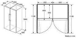 Siemens GS54NAWCV iQ500 vriezer, 176 x 70 cm, 327 L, noFrost nooit meer ontdooien, bigBox ruimte voor grote diepvriesproducten, varioZone flexibele glasplateaus en laden, wit