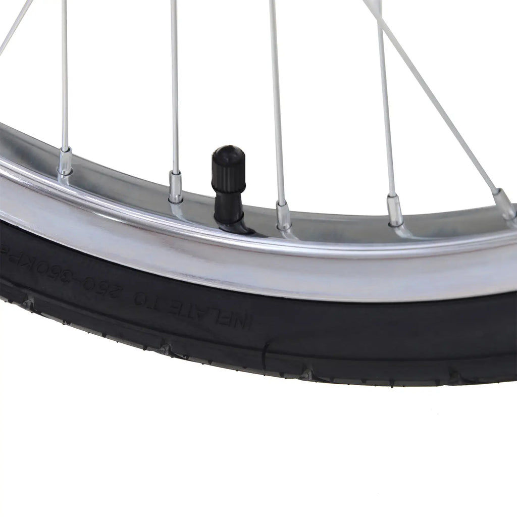 HOMCOM fietskar, opvouwbare bagagewagen met grote transportbox