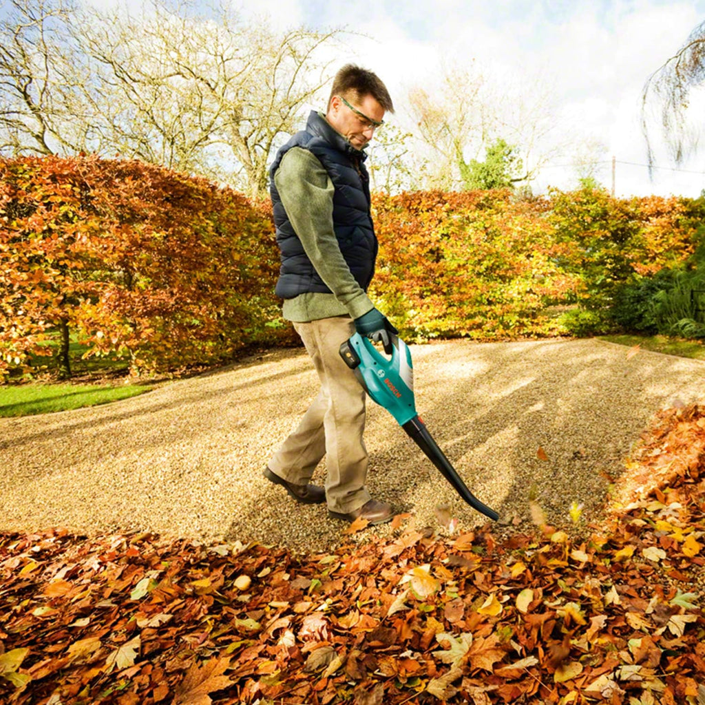Bosch Home and Garden Accu Bladblazer ALB 18 LI (1 Accu, Max. Blaassnelheid 210 km/u, in Kartonnen Doos) Groen, Zwart