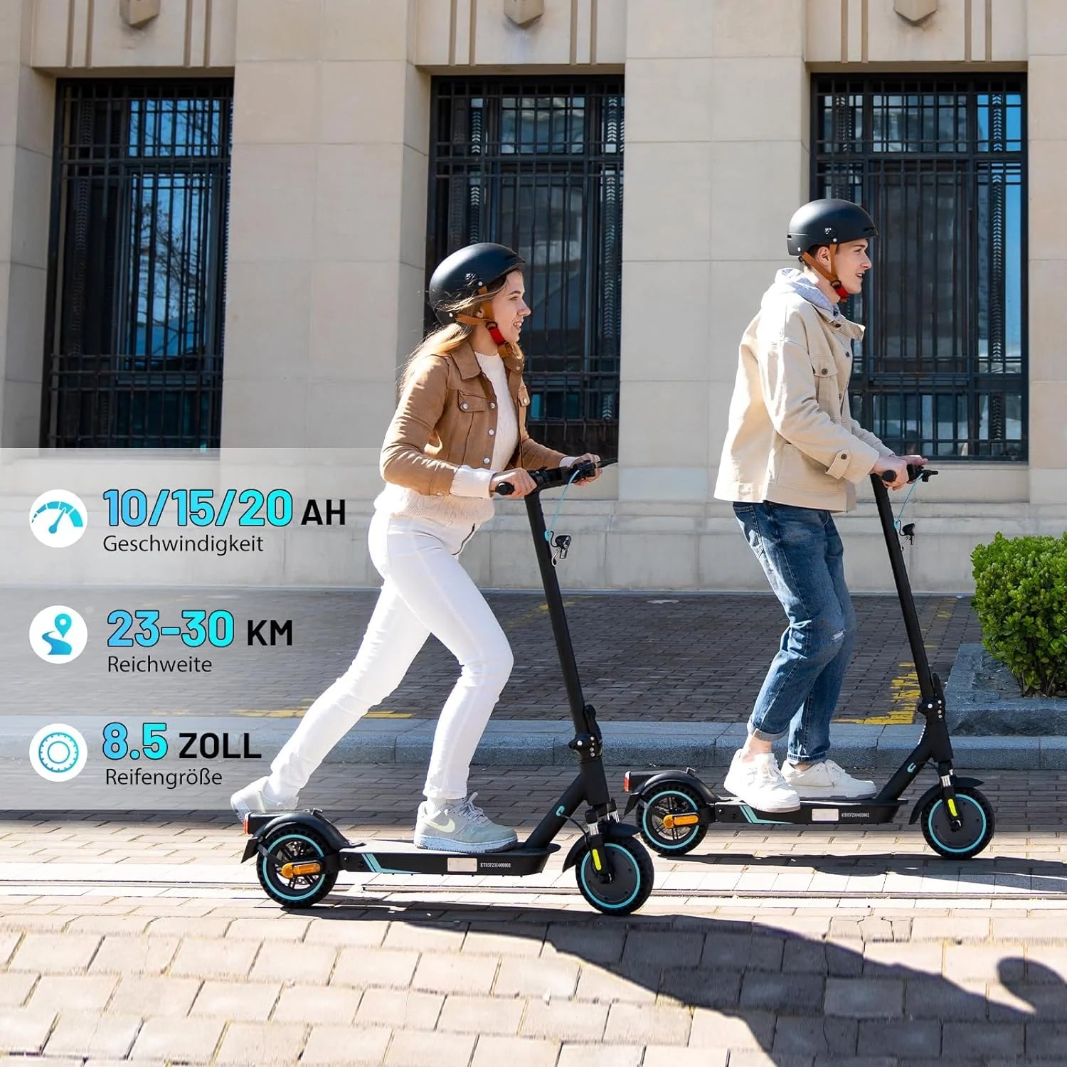 RCB EV85F ABE E-scooter | 400W motor, 36V accu