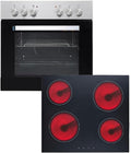 PKM KH-BIC3-I GK IX-2 inbouw fornuisset RVS 60cm kookplaat keramisch glas