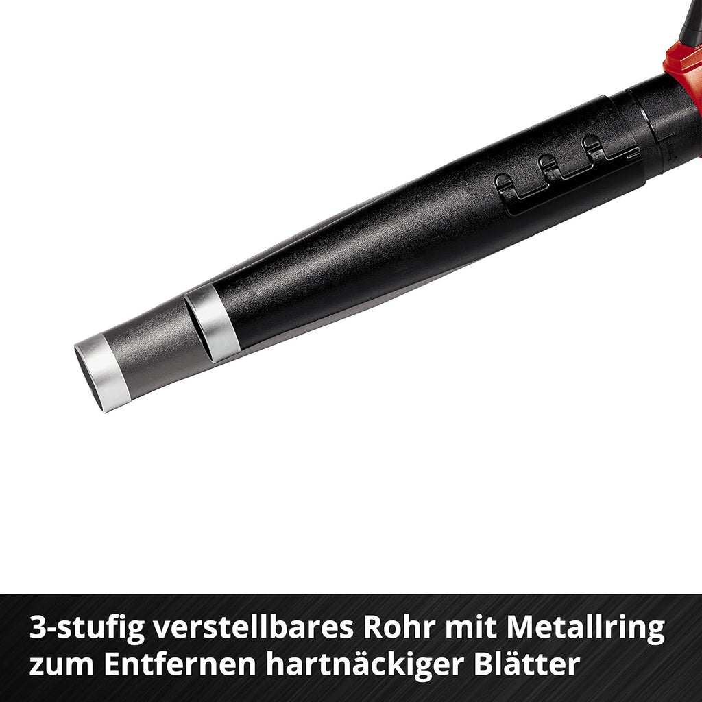 Einhell Professional Accu-bladblazer GP-LB 36/210 Li E-Solo Power X-Change (Lithium-Ion, blaasvermogen van 816 m³/u, turboschakelaar, 3-traps + afneembare buis, zonder accu en oplader)