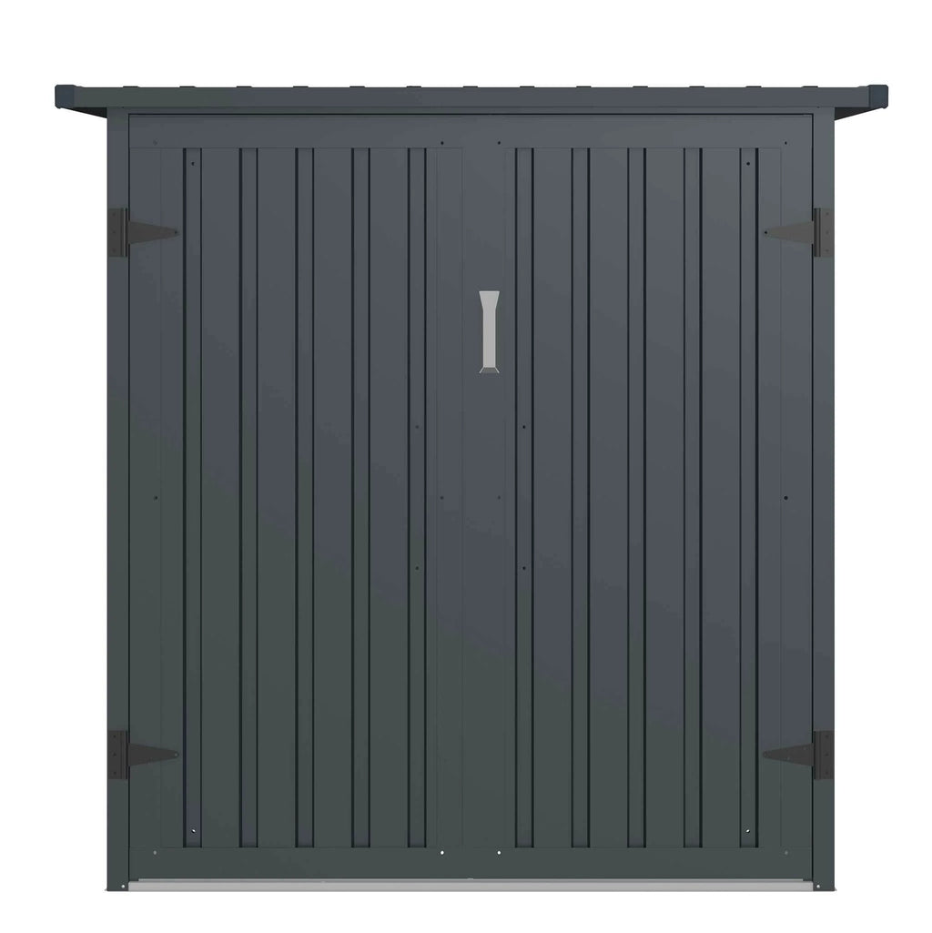 Fornorth Fietsgarage voor twee fietsen 142x198x157cm, Donkergrijs