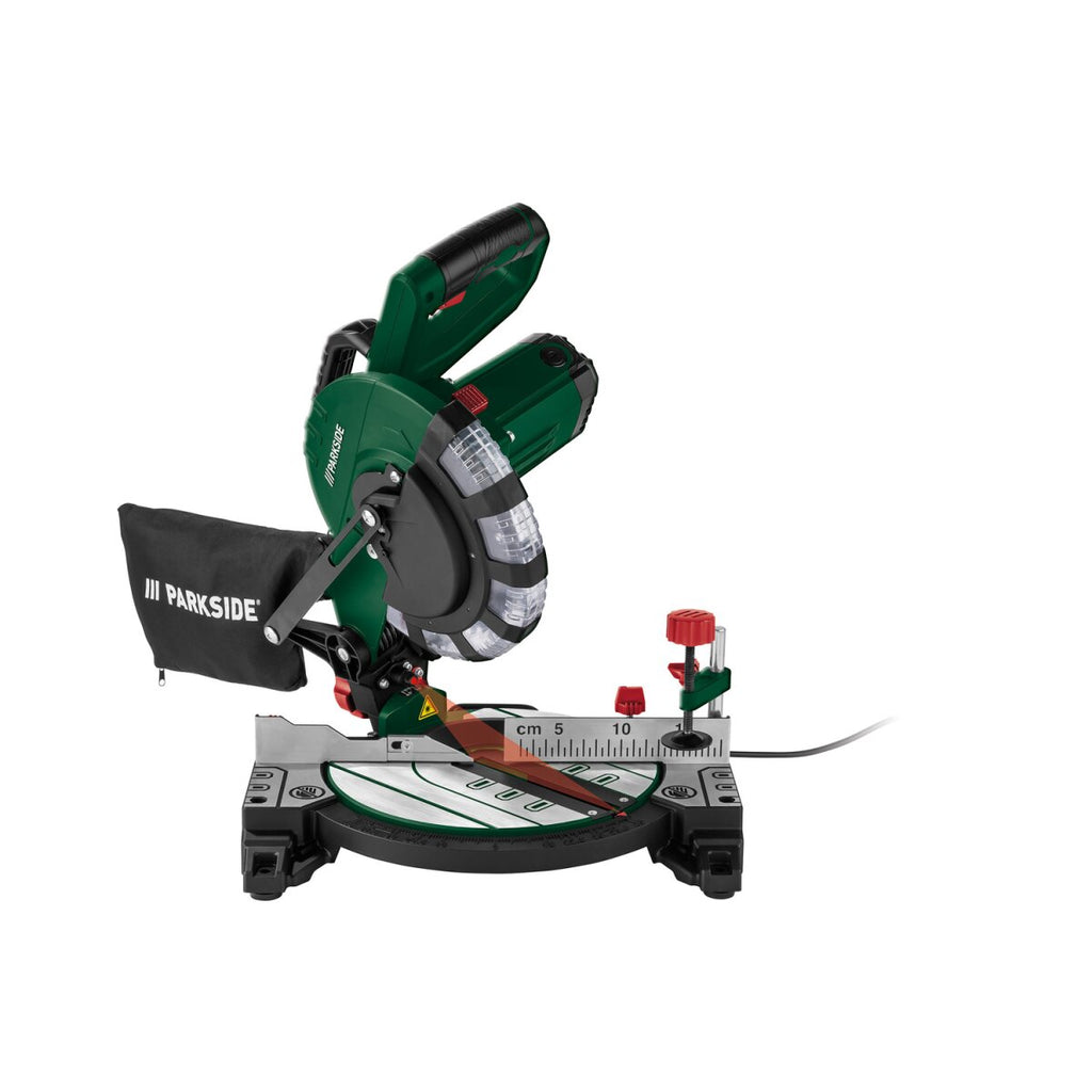 PARKSIDE® Afkort- en verstekzaag »PKS 1500 C4«, 1500 W, met laser - B-keus, zo goed als nieuw