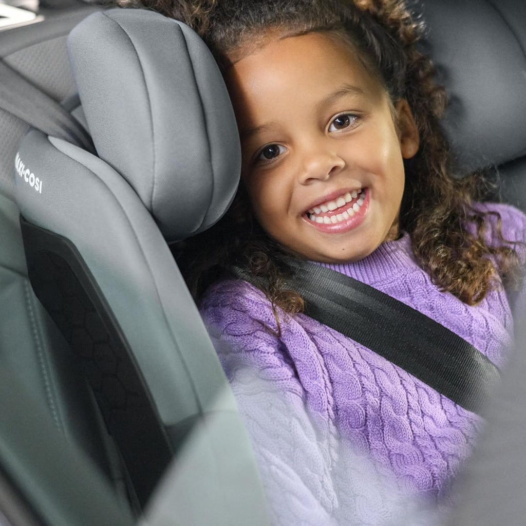 Maxi-Cosi Titan S i-Size, meegroeiend kinderzitje, 15 maanden–12 jaar (76–150 cm), ISOFIX autostoeltje, 5 zitposities, 13 hoofdsteunstanden, G-CELL-bescherming, 5-punts veiligheidsgordel, Tonal Black