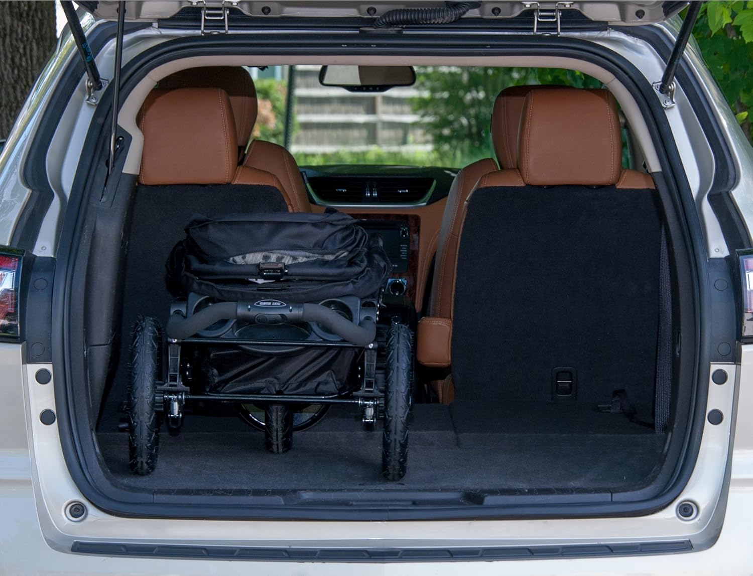 No-Zip NV Huisdierbuggy voor Katten/Honden, Ritssluitingvrije Toegang, Eenvoudig Opvouwbaar met Eén Hand, met Gel Gevulde Banden, Pluche Kussen + Weerbescherming Inbegrepen, 3 Kleuren