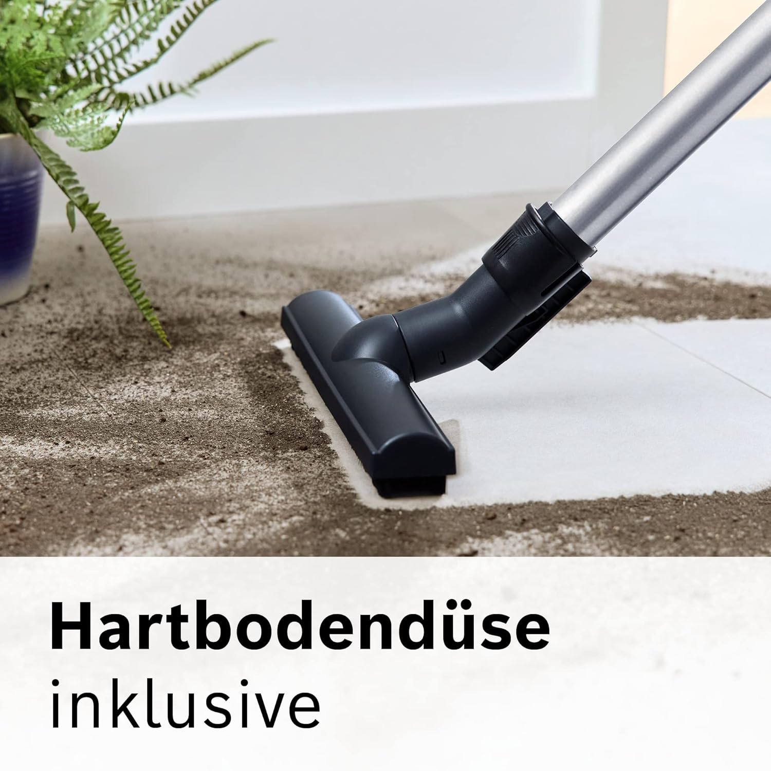 Bosch Stofzuiger met zak Serie 8 BGB75X494, sledestofzuiger, ideaal voor mensen met allergieën, hygiënefilter, vloermondstuk voor parket, tapijt, tegels, lange kabel, stil, 650 W, blauw