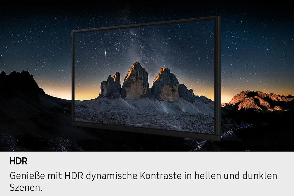 Samsung Full HD F6009F 24 inch (61 cm) led flatscreen tv, PurColor-technologie, HDR, Object Tracking Sound Lite, Knox Security, One UI Tizen, Smart TV, Onbeperkt gratis content