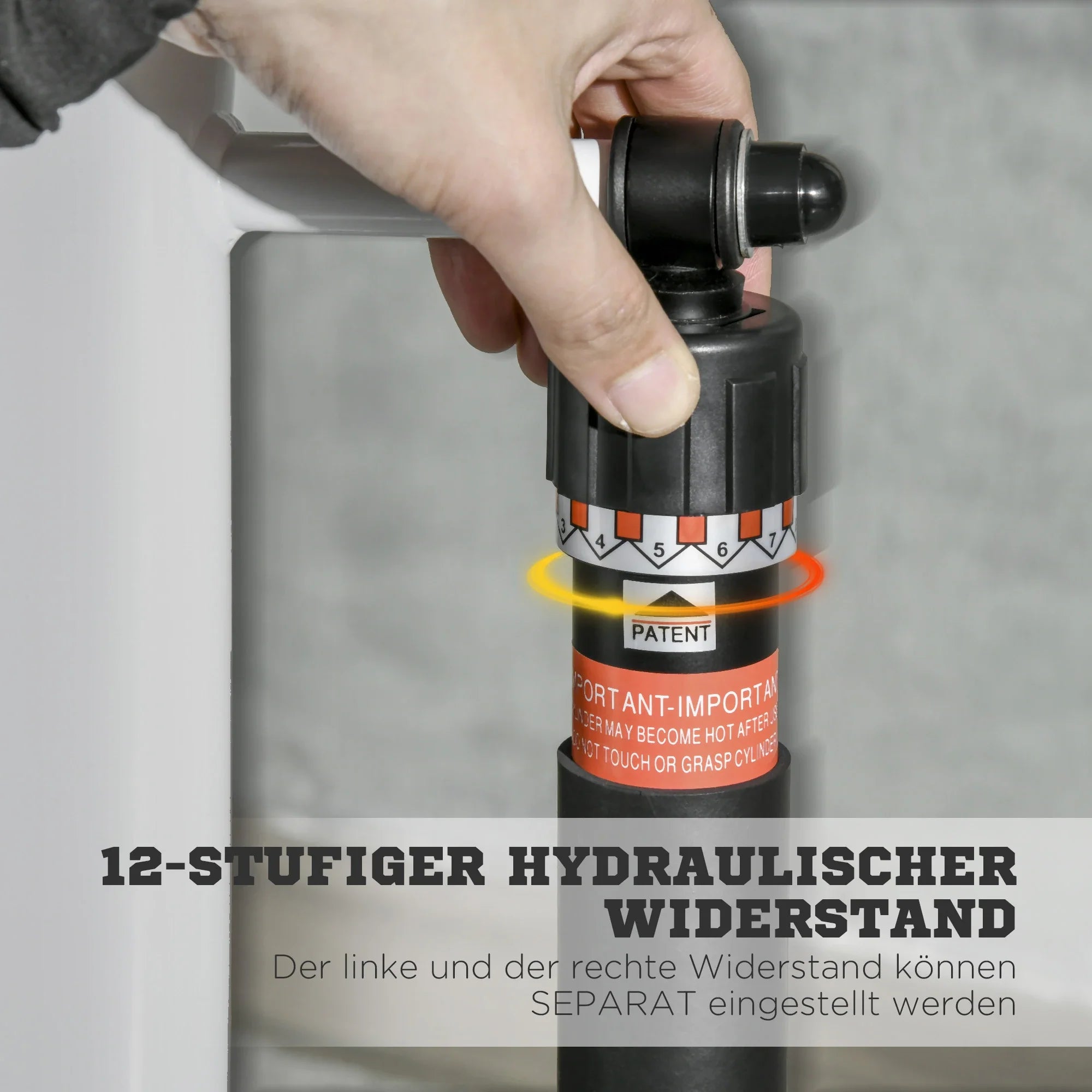 SPORTNOW Stepper met handgreep 12 weerstandsniveaus monitorweergave