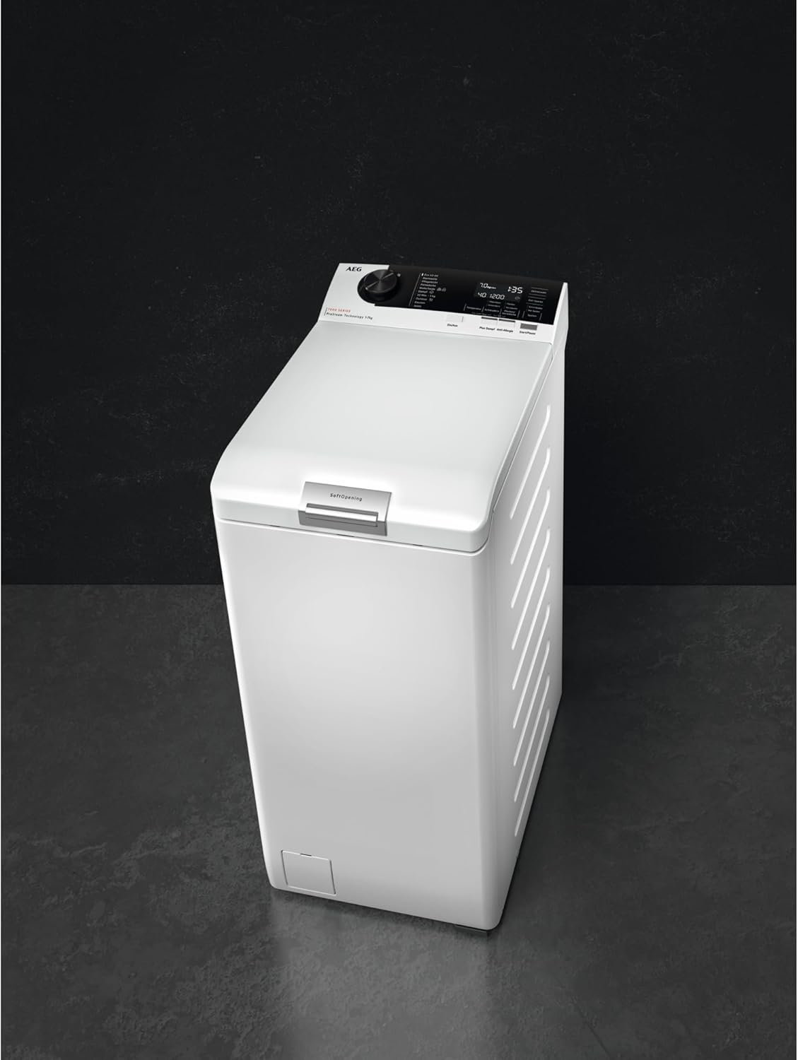 AEG LTR7A71370 Waschmaschine Toplader / Serie 7000 mit ProSteam / ProSteam - Auffrischfunktion / 7,0 kg / Leise / Mengenautomatik / Nachlegefunktion / Wasserstopp / 1300 U/min