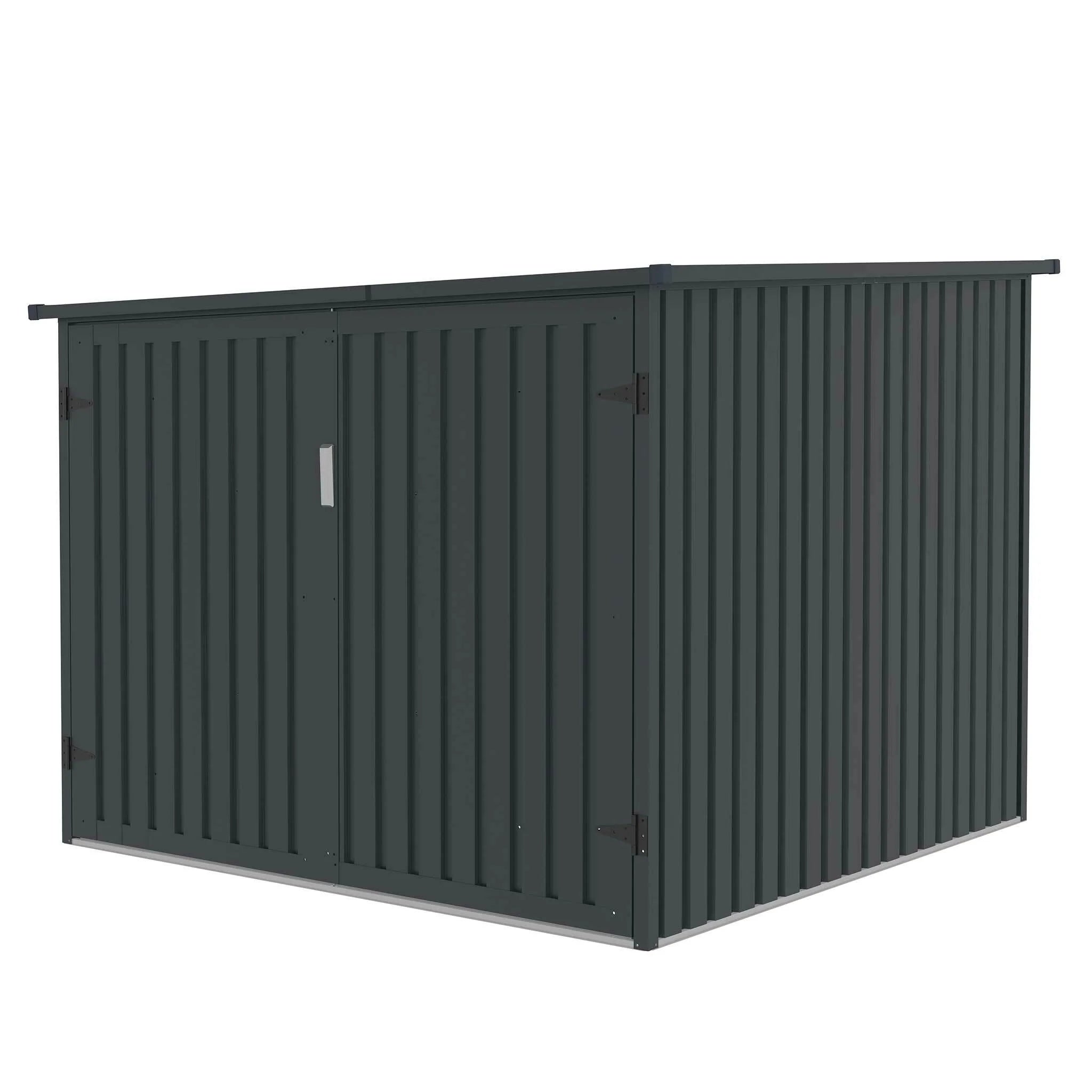Fornorth Fietsenstalling voor vier fietsen 203 x 198 x 157 cm, Donkergrijs