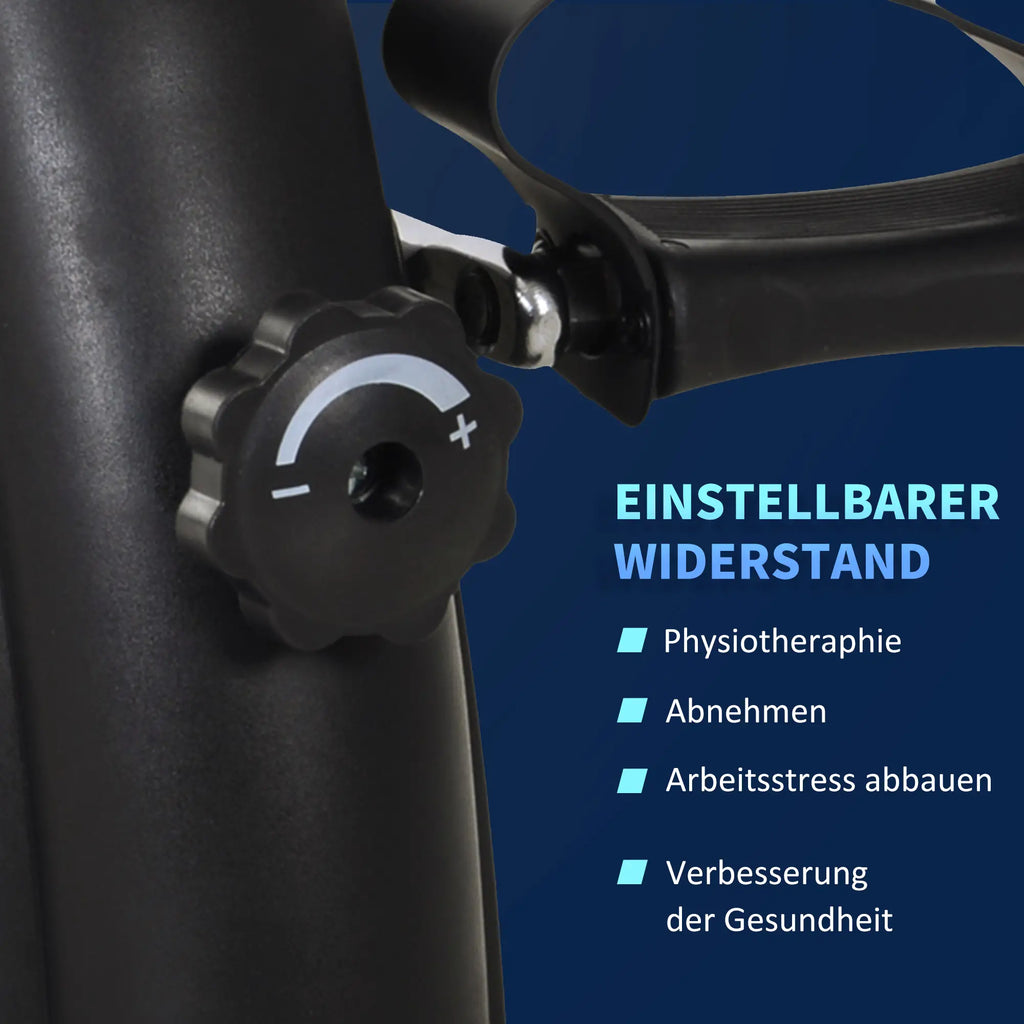 HOMCOM Mini Biketrainer met LCD-display, verstelbare weerstand