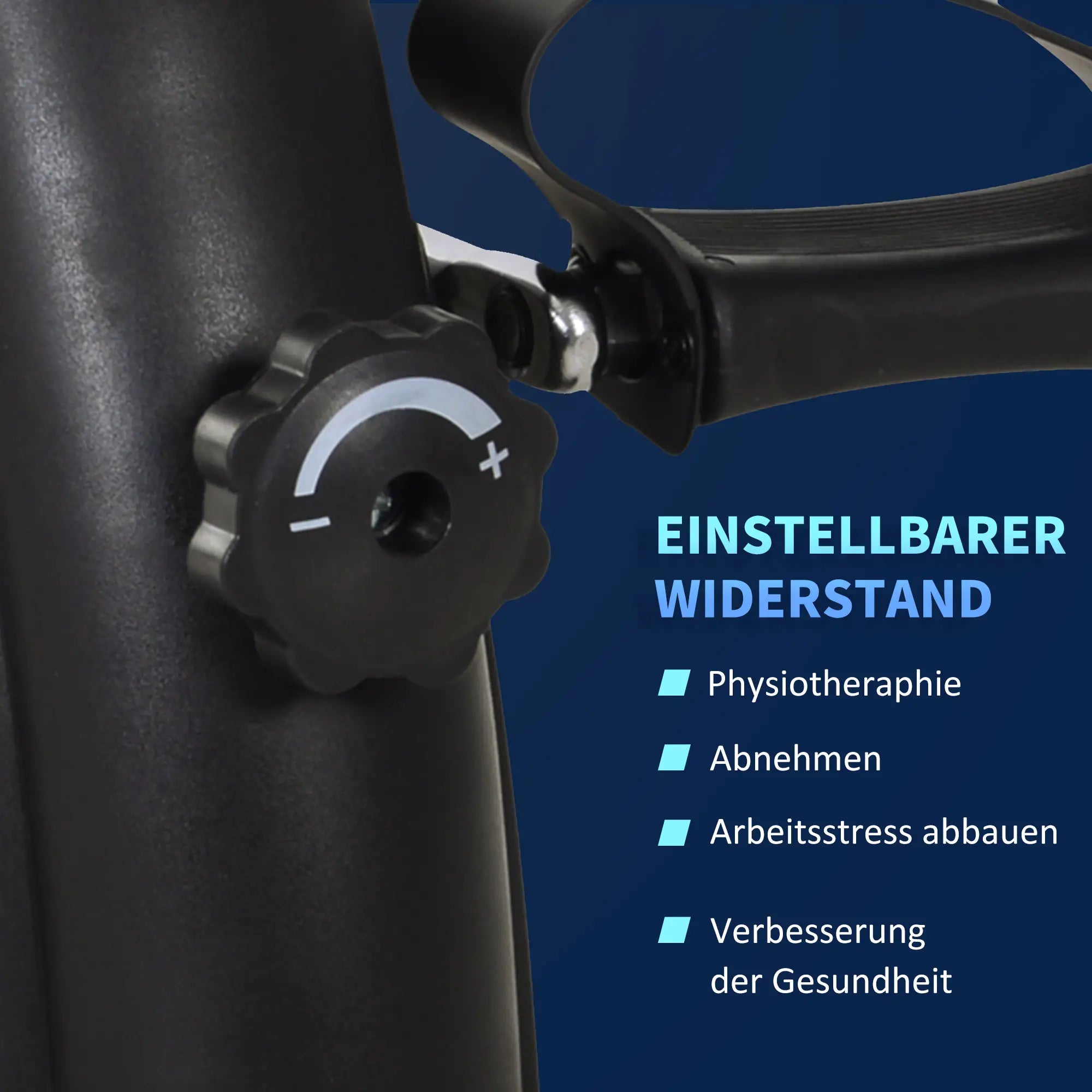 HOMCOM Mini Biketrainer met LCD-display, verstelbare weerstand