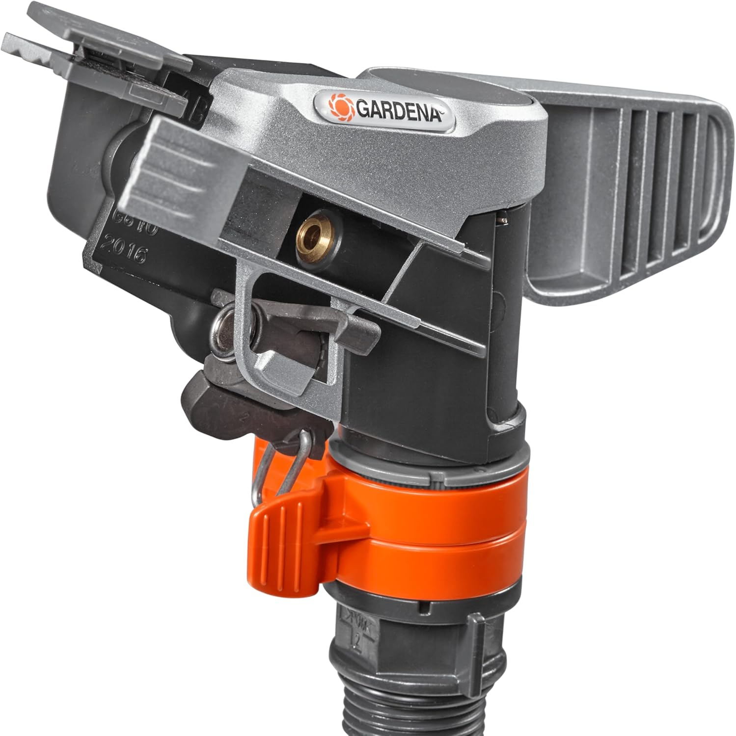 Gardena Comfort veelvlakssproeier AquaContour Automatic: vlakberegening voor de individuele besproeiing van bijna elke tuinomtrek, eenvoudig te programmeren, reikwijdte 2,5-10,5 m (8133-20)