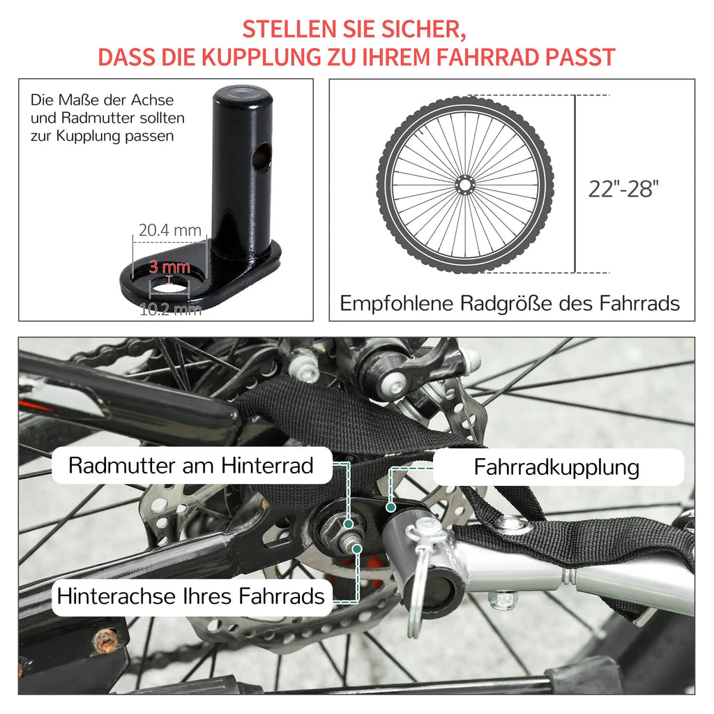 HOMCOM Fietskar Bakfiets vouwbaar grote transportbox