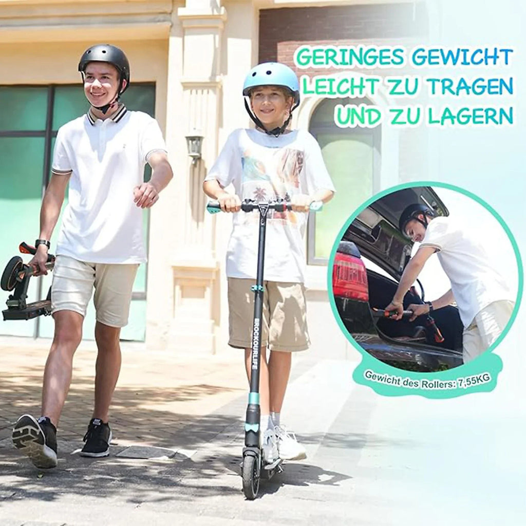 RCB R15 elektrische step voor kinderen met RCB-logo, 250W motor, IPX4