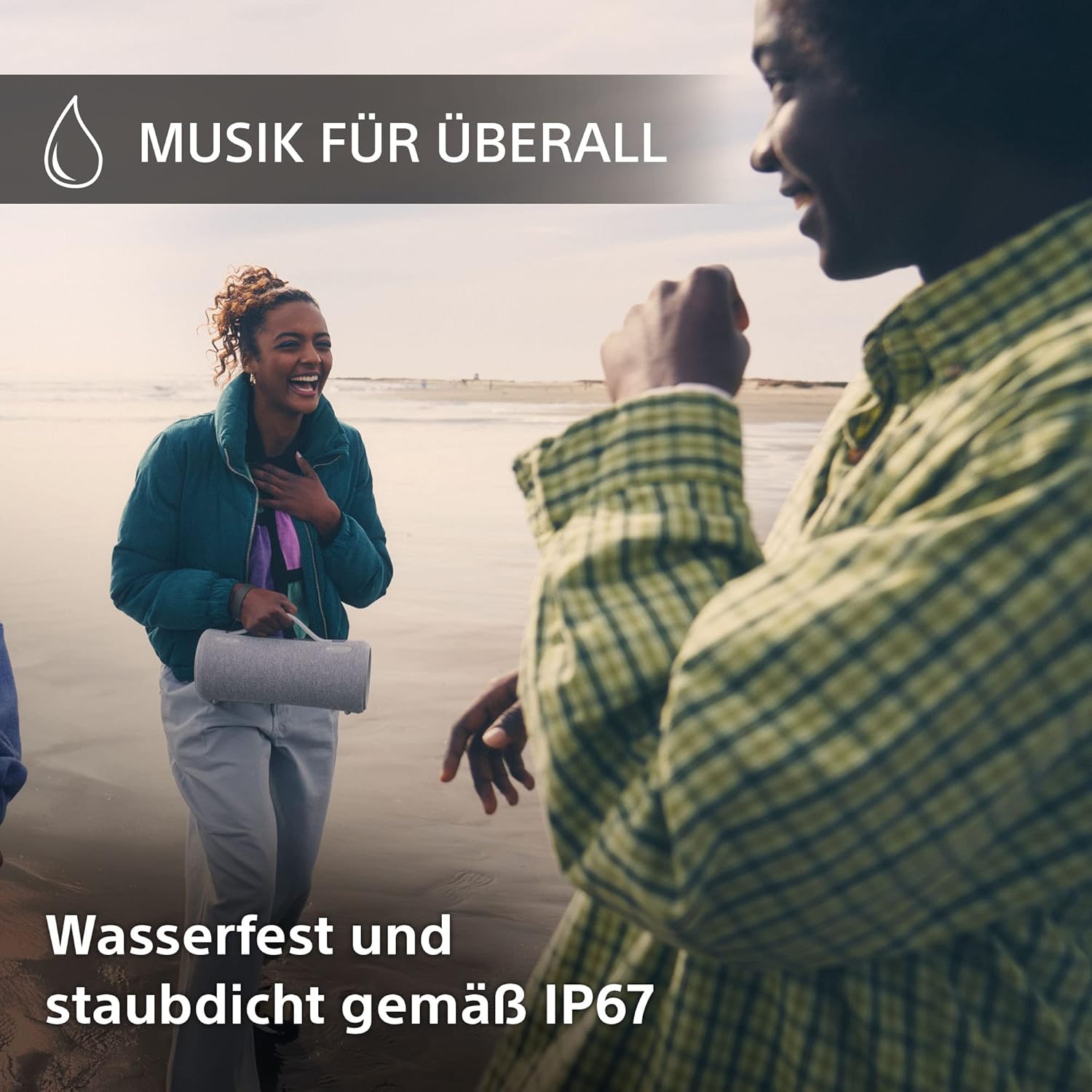 Sony SRS-XG300 - Draagbare draadloze bluetooth-speaker met krachtig feestgeluid en verlichting - waterdicht, 25 uur batterijduur, smartphone en snellaadfunctie - Zwart